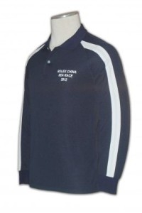 W085 DIY long-sleeved polo sweatshirt